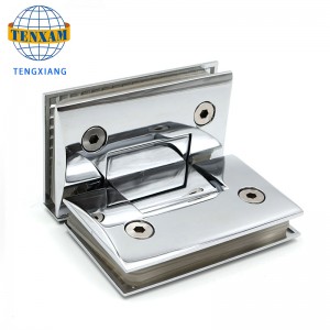 Zinklegierung/Stainless Steel 135 Grad Dusche Scharnier für Duschraum Glastürclip